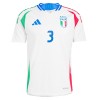 Camiseta de fútbol Italia DiMarco 3 Segunda Equipación Euro 2024 - Hombre